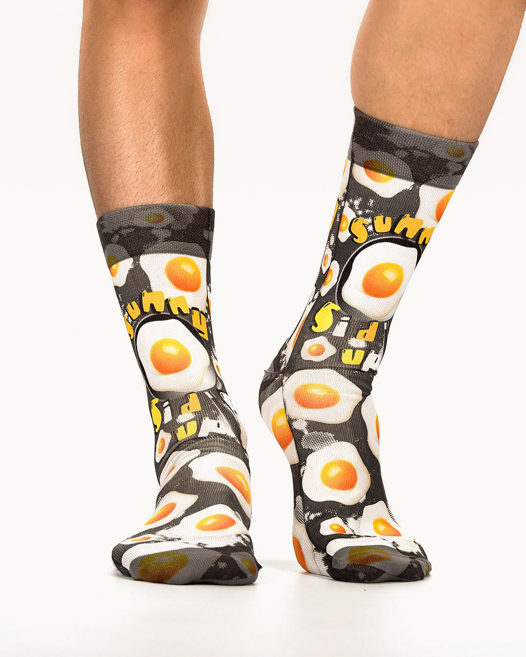 Sunny Side Up Man Socks
