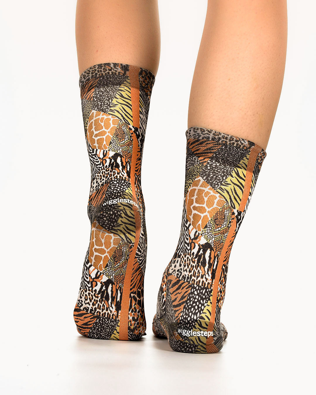 Mixed Animal Skin Lady Sock
