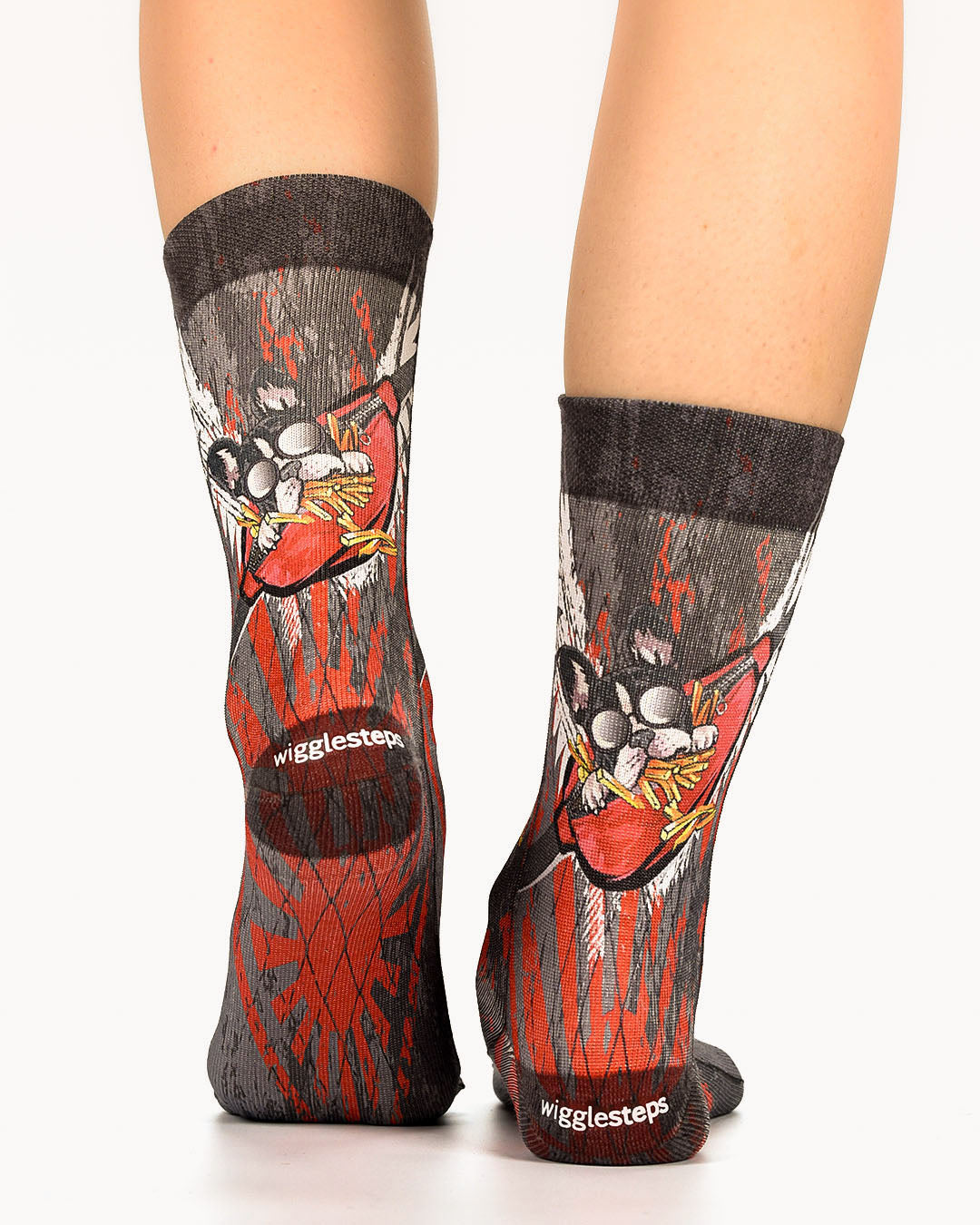 Hungry Pug Lady Sock