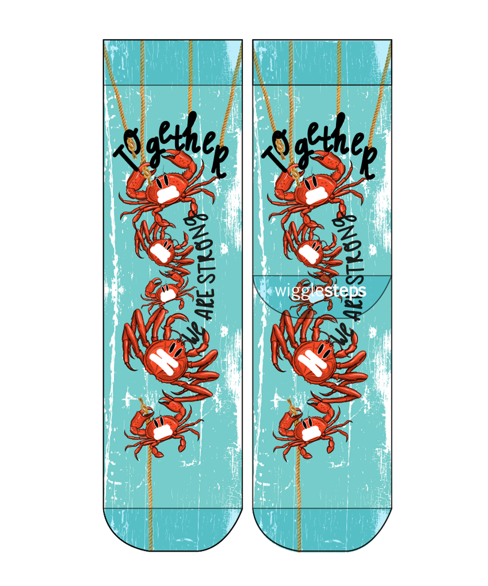 Crabs Family I Man Sock