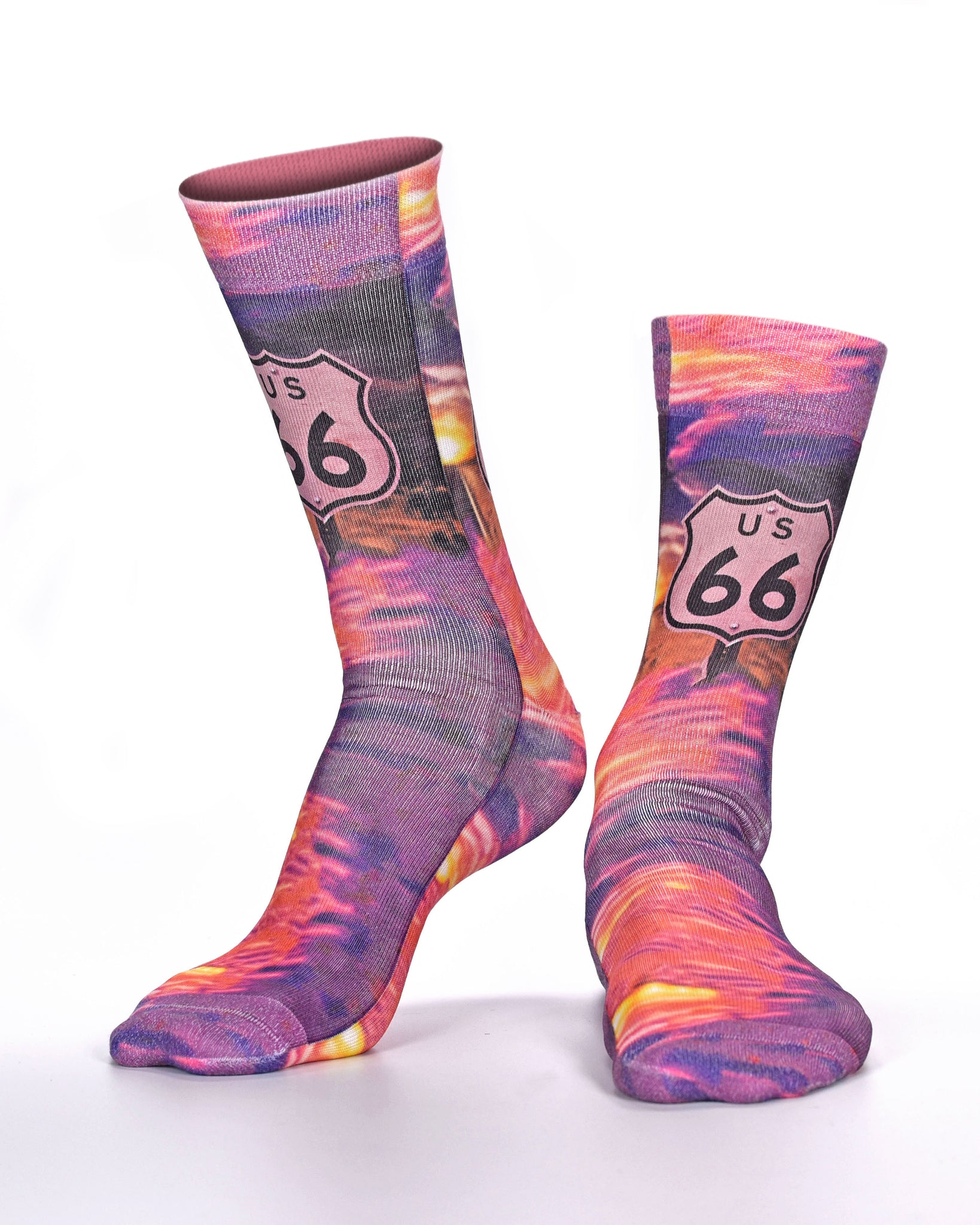 Route 66 Man Sock