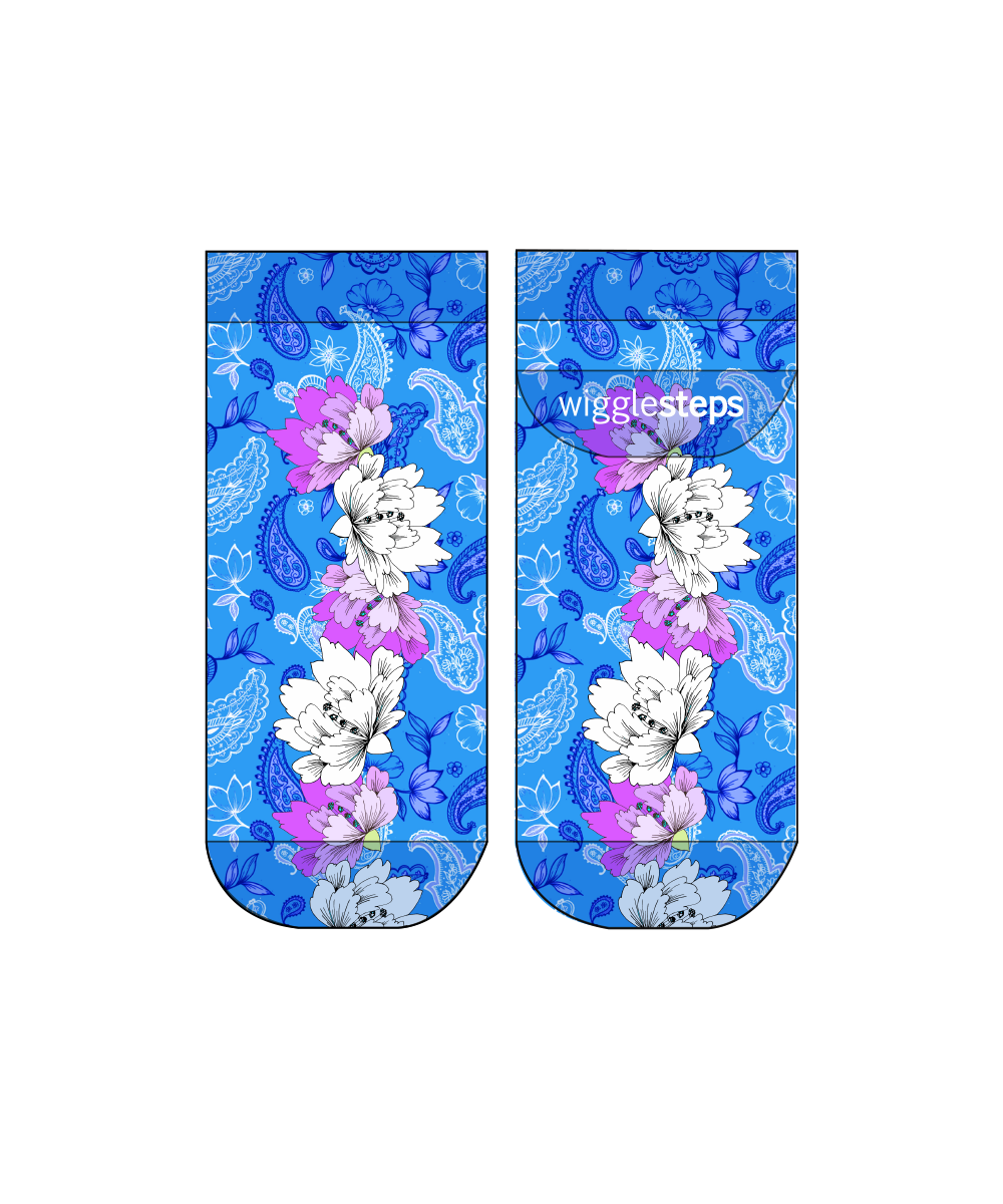 Flowers in Blue Lady Sneaker