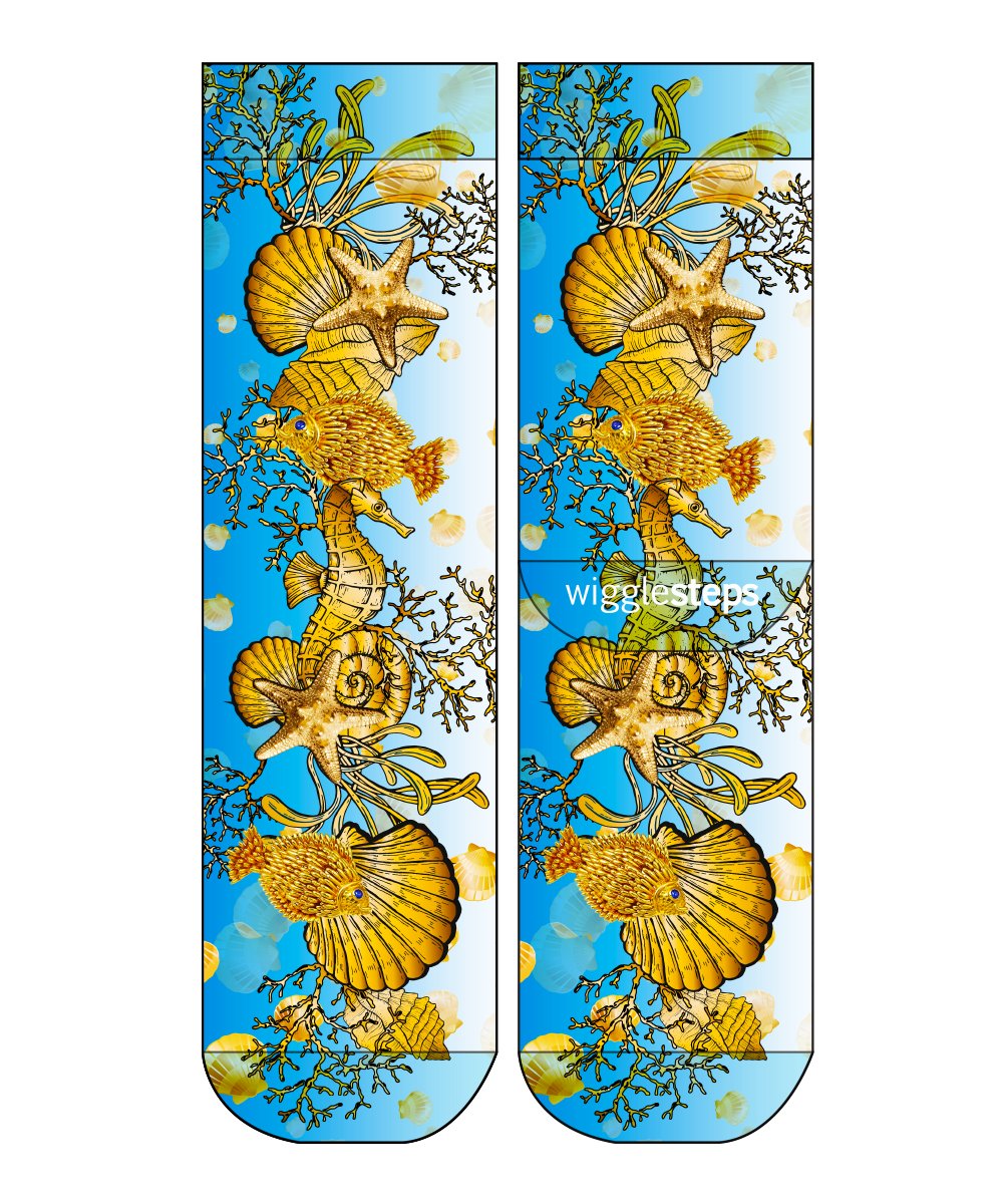 Sea Life Lady Sock