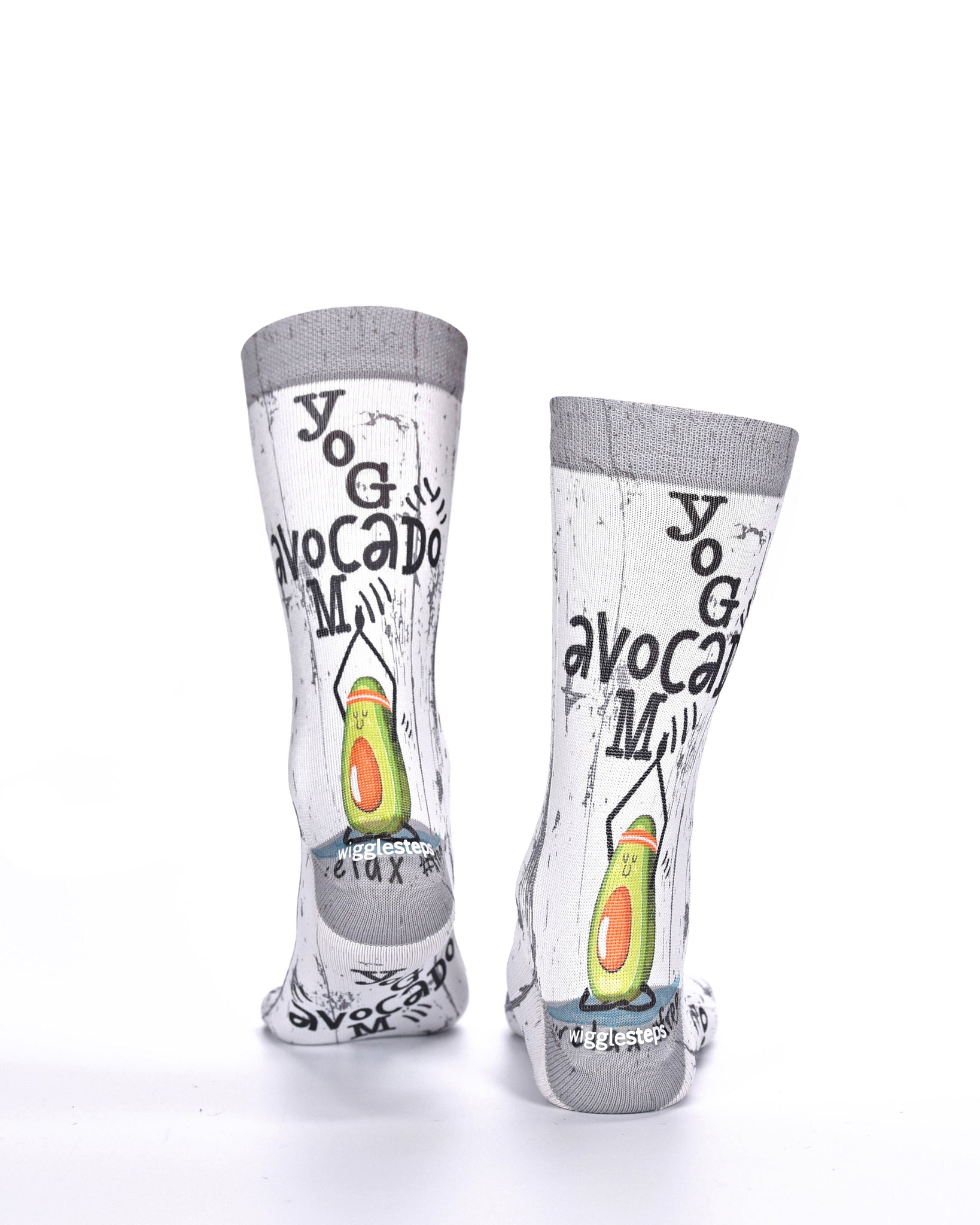 Yoga Avocado Lady Sock