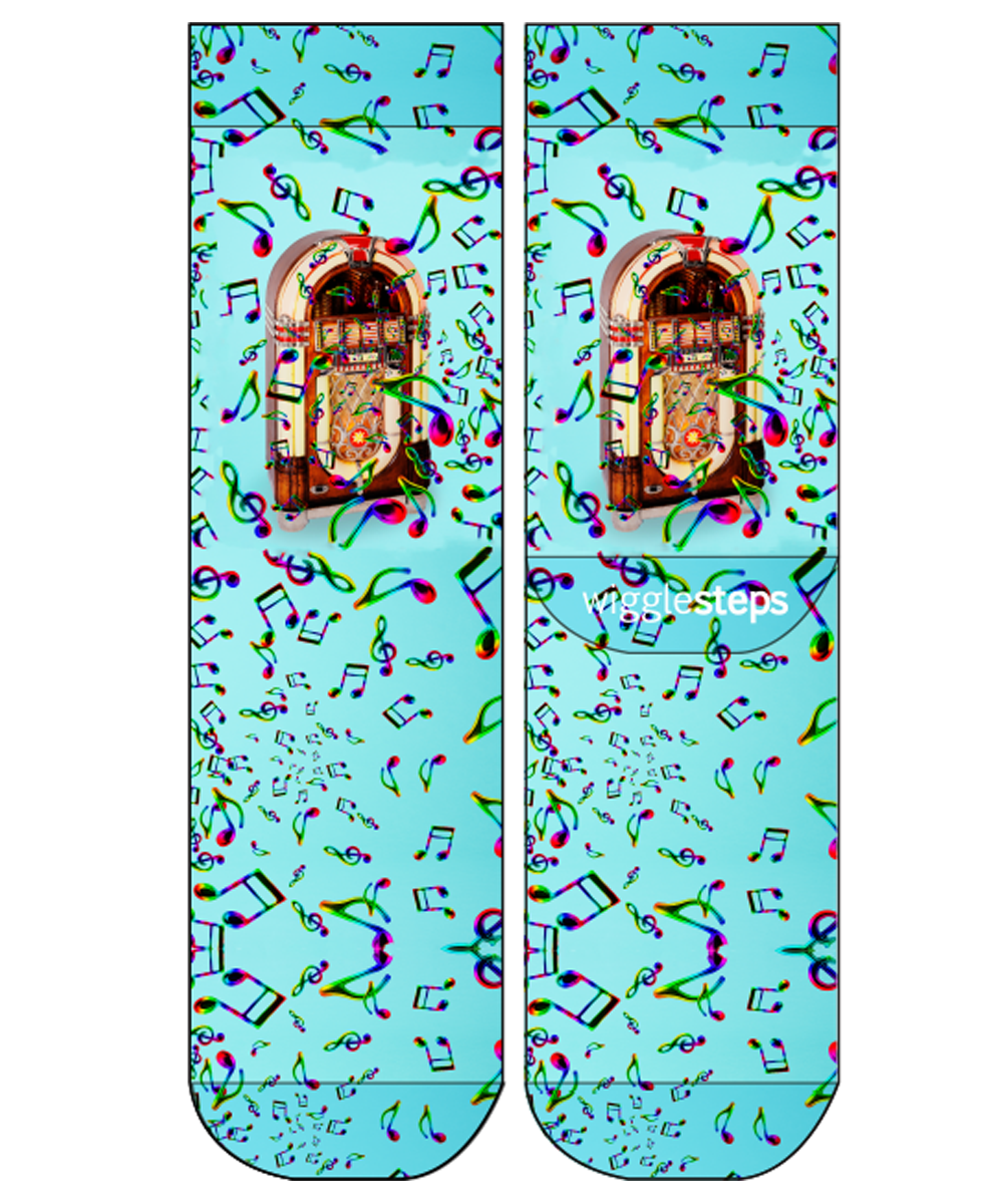 Music Box Lady Sock