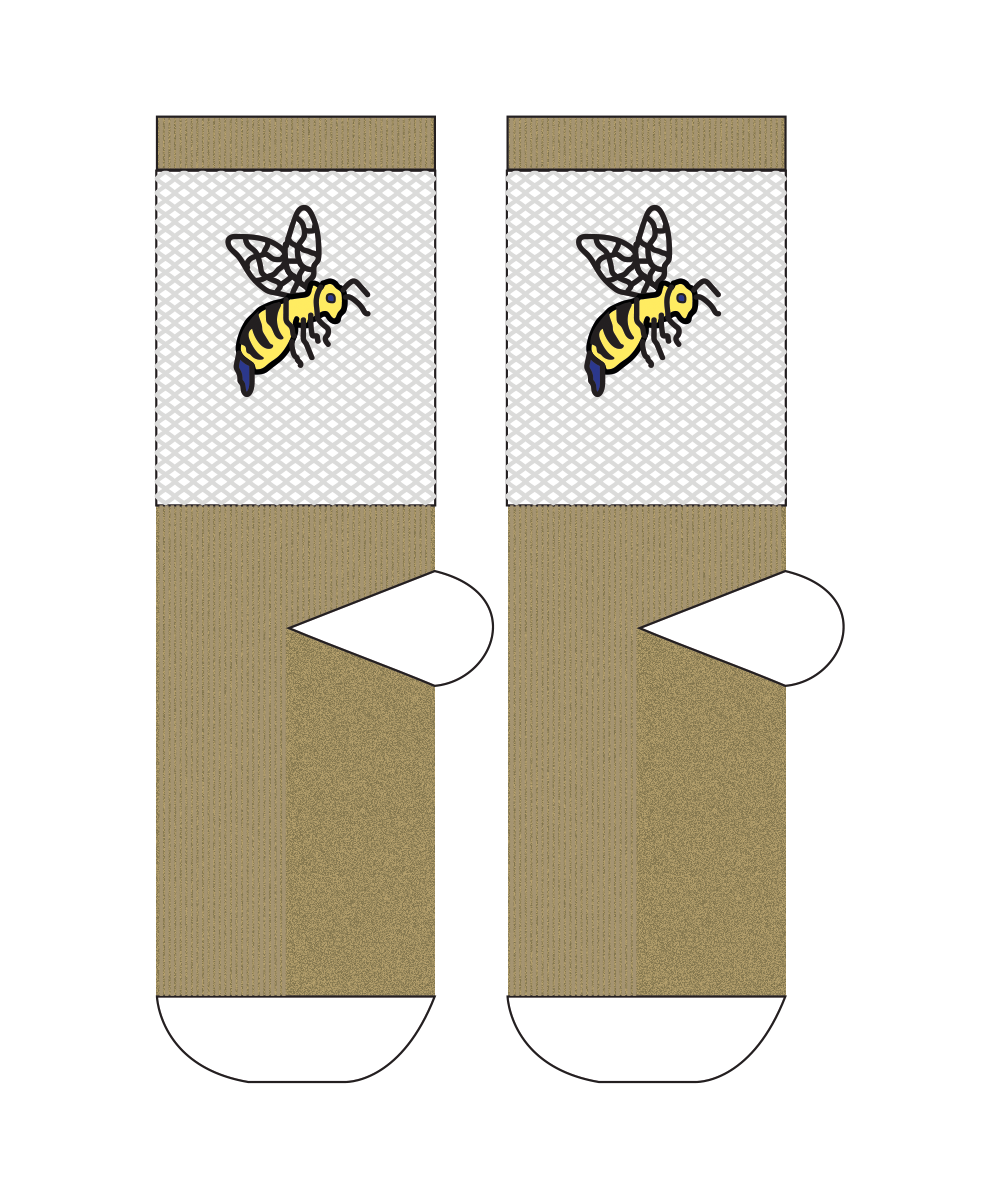 Bee Star Sock
