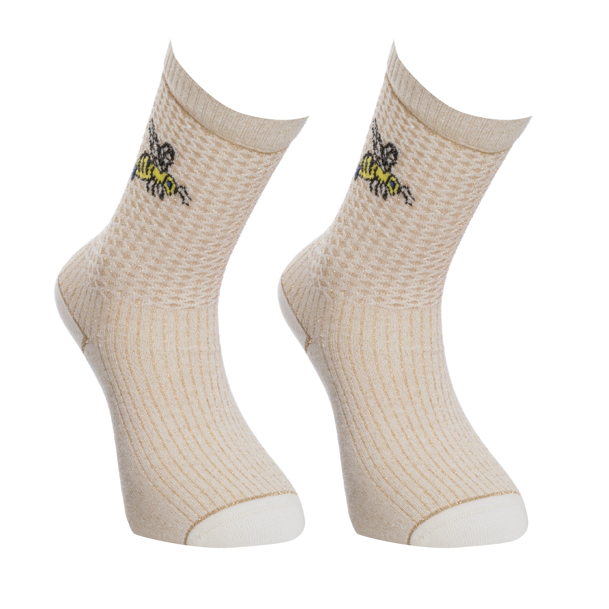 Honeycomb Glitter Sock