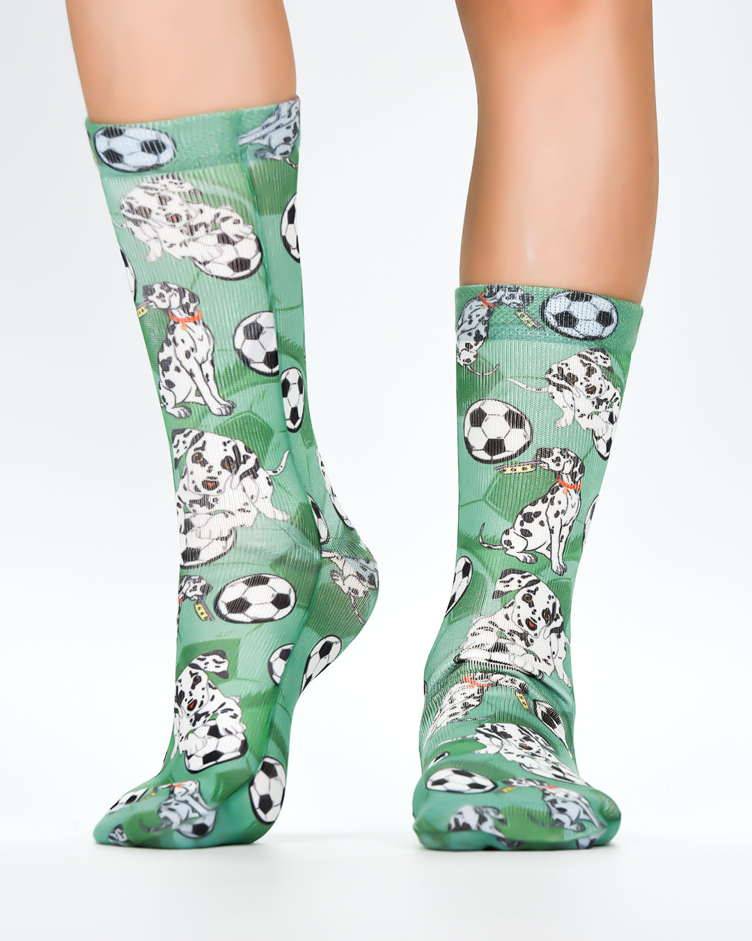 Football Dalmation Kids Socks