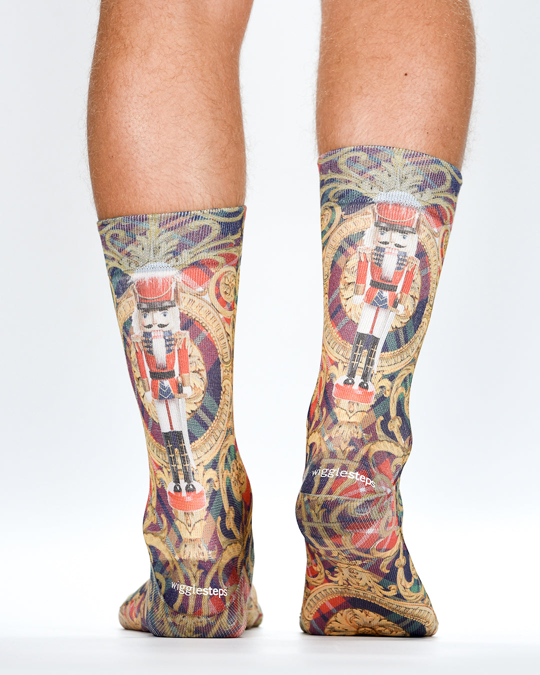 Vintage Nutcracker Man Sock