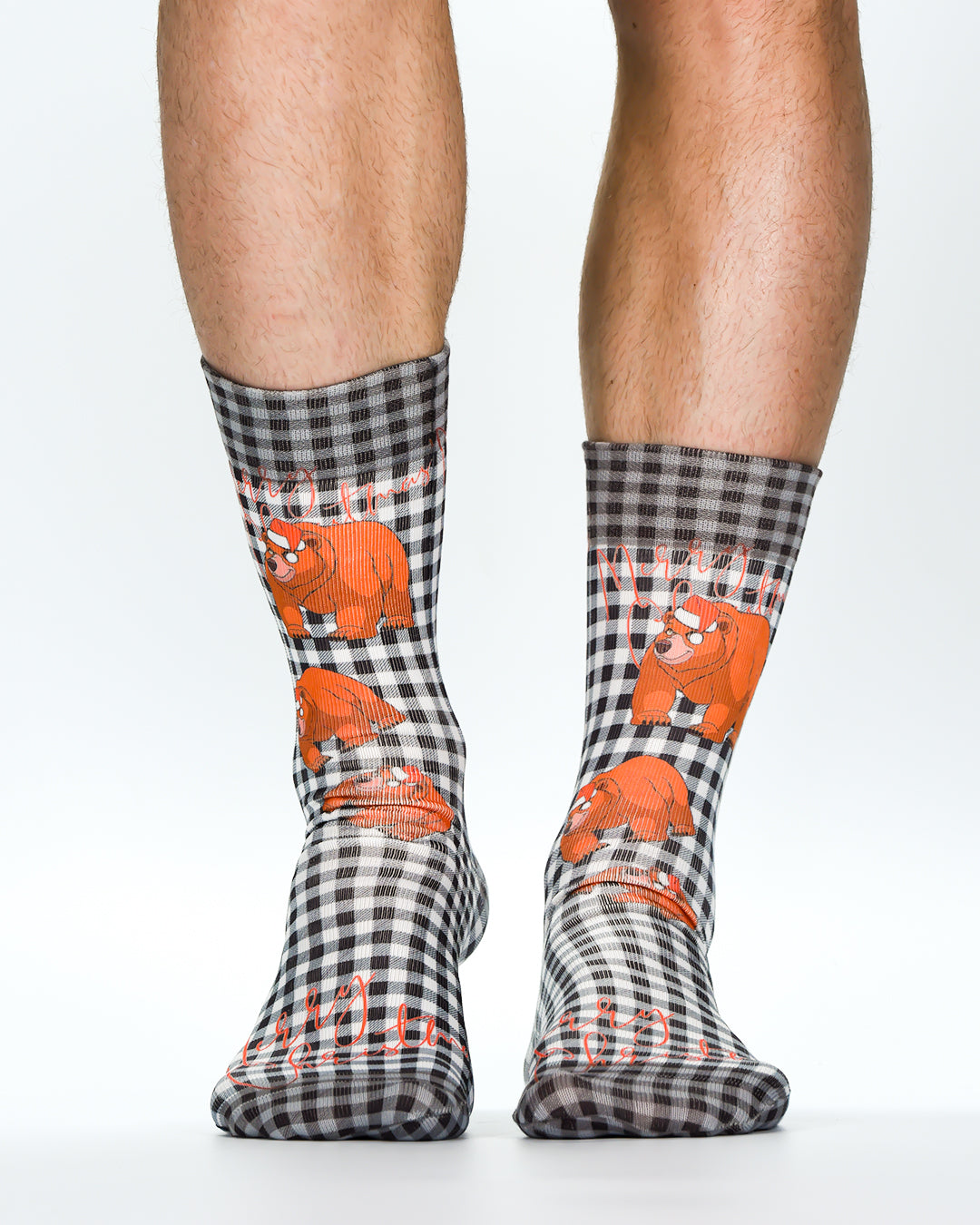 Holly Bear Man Sock