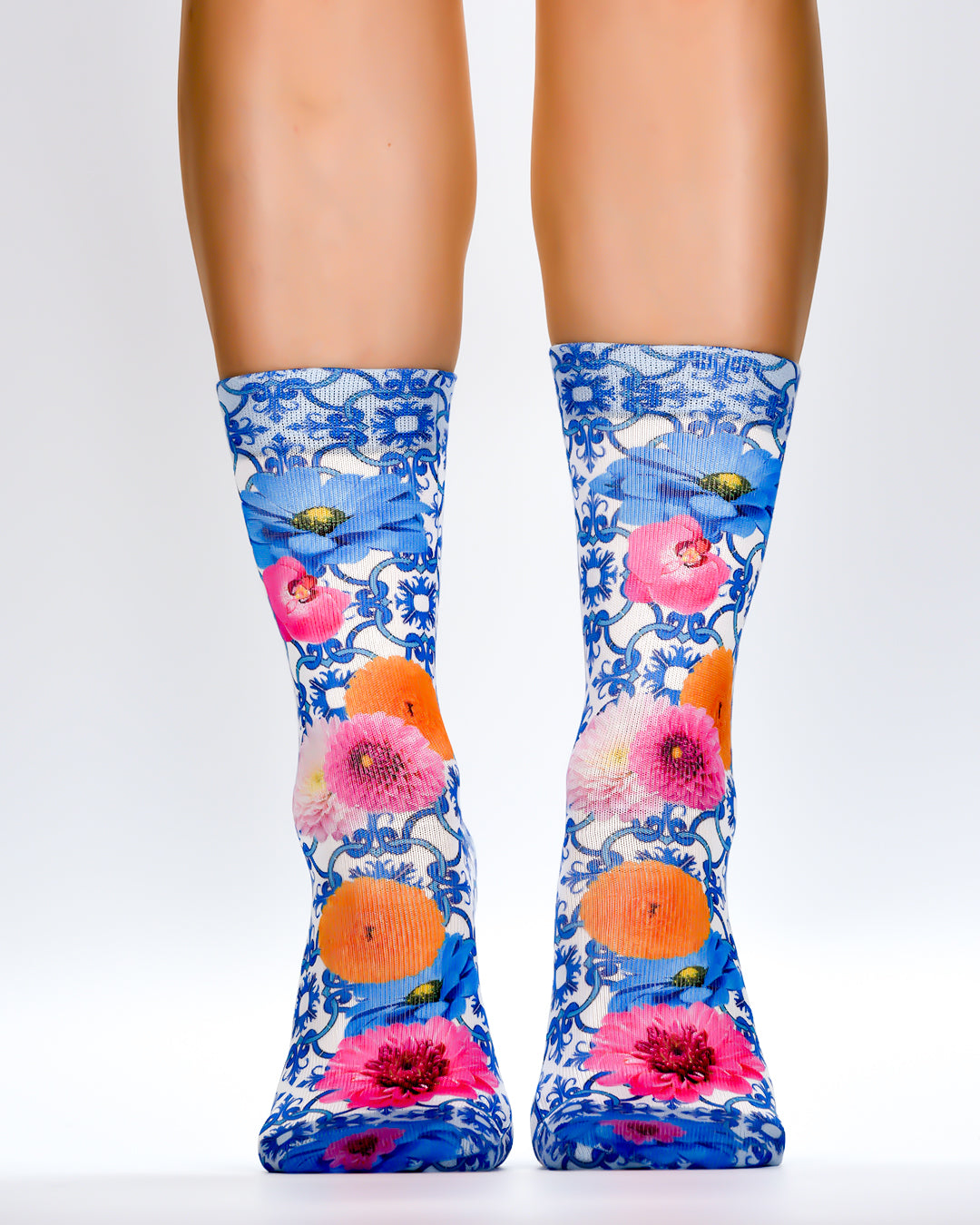 Flower Ceramic Lady Sock