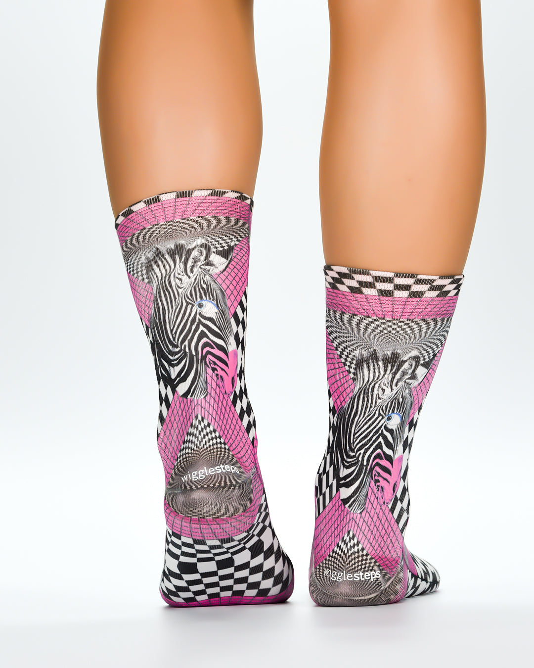 Zebra Illusion Lady Socks