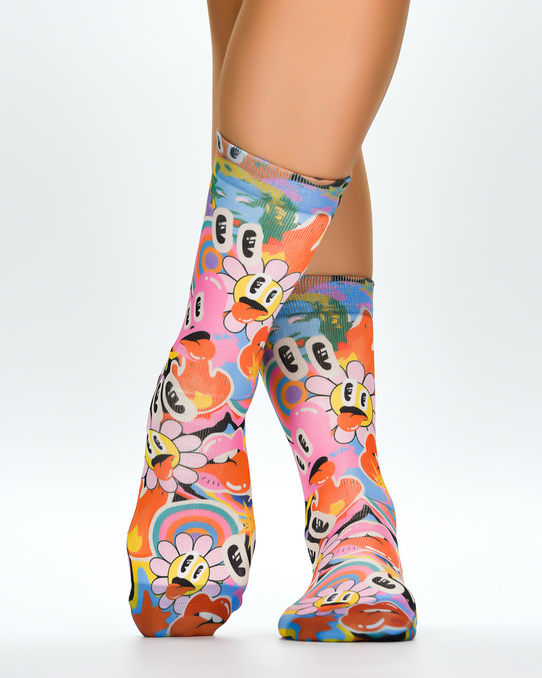 Cartoon II Lady Sock