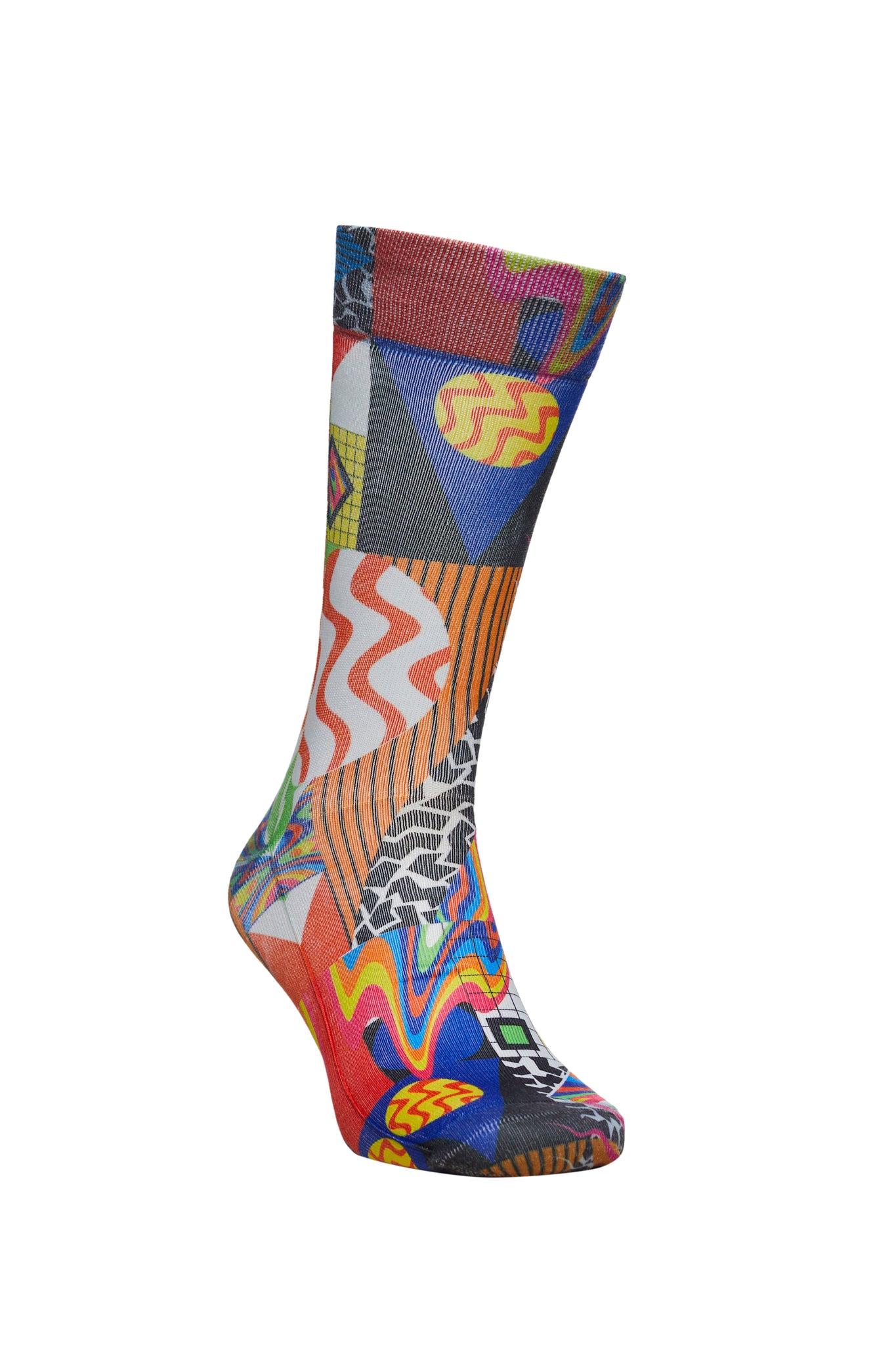Geo Art Lady Sock
