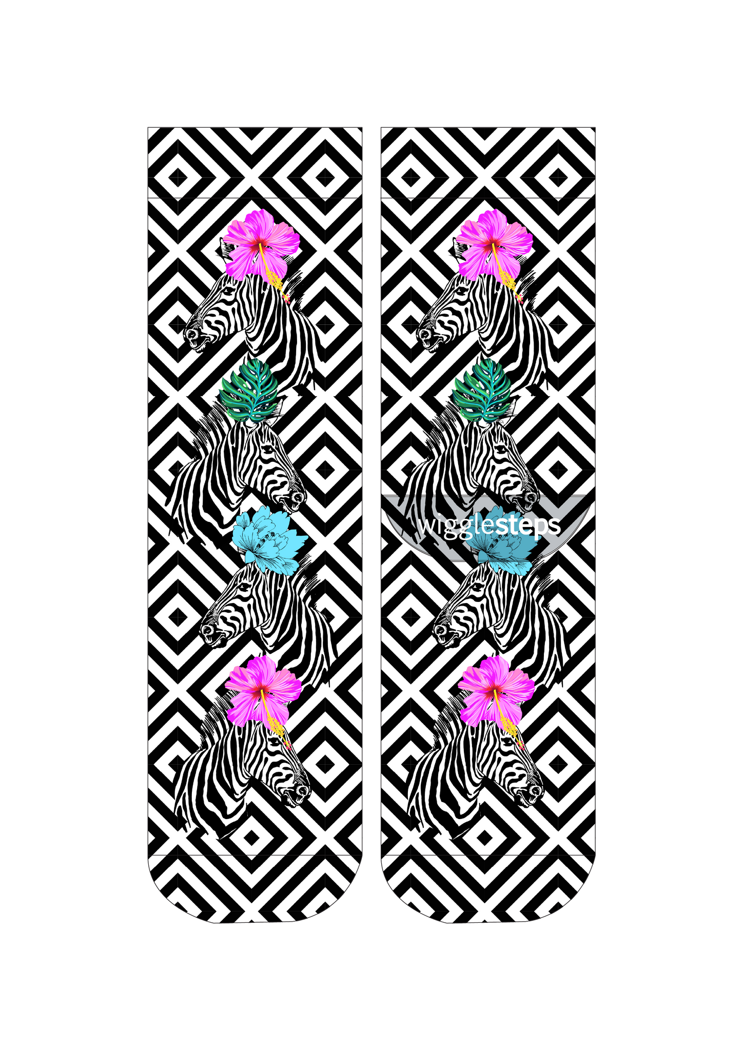 Gypsy Zebra Card Holder & Sock Pack