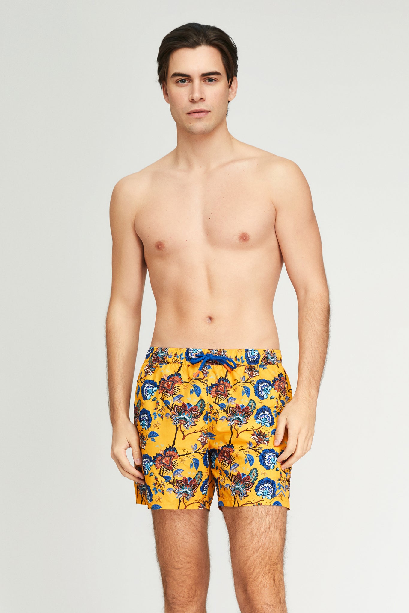 Etro Flowers Yellow Men Short