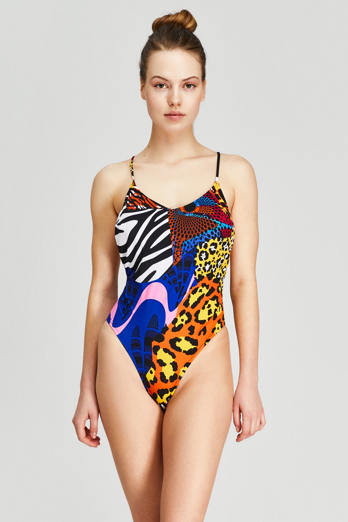 Leo Zebra Mix Lady One Piece