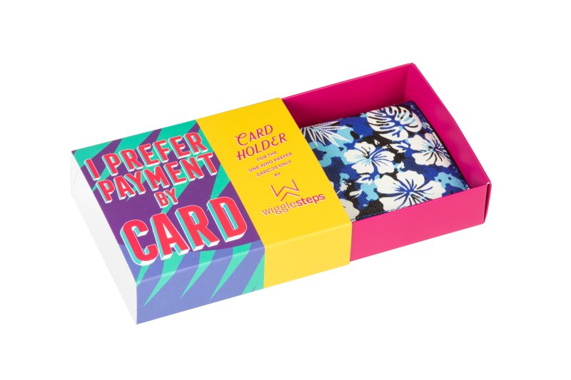 Blue Freesia Card Holder & Sock Pack