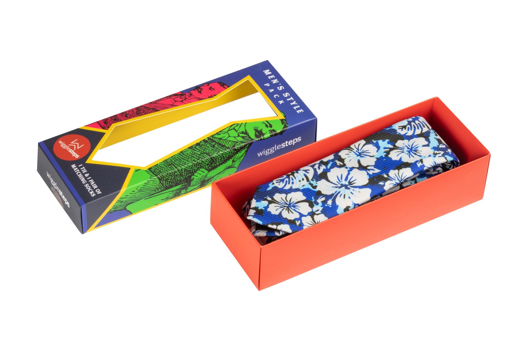 Blue Freesia Tie & Sock Pack